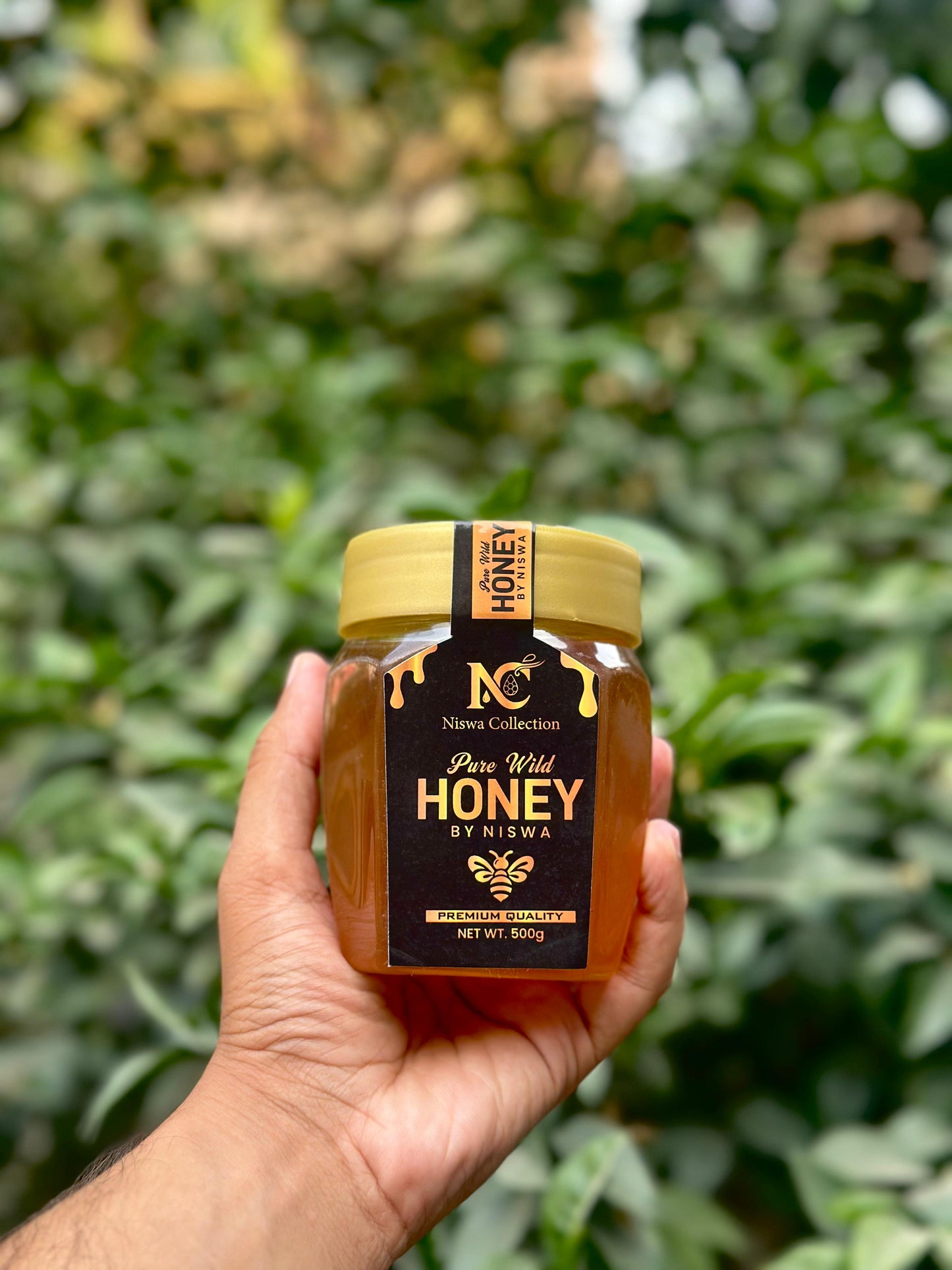 Pure Wild Honey By Niswa, 100% Verified and Tested 500g
