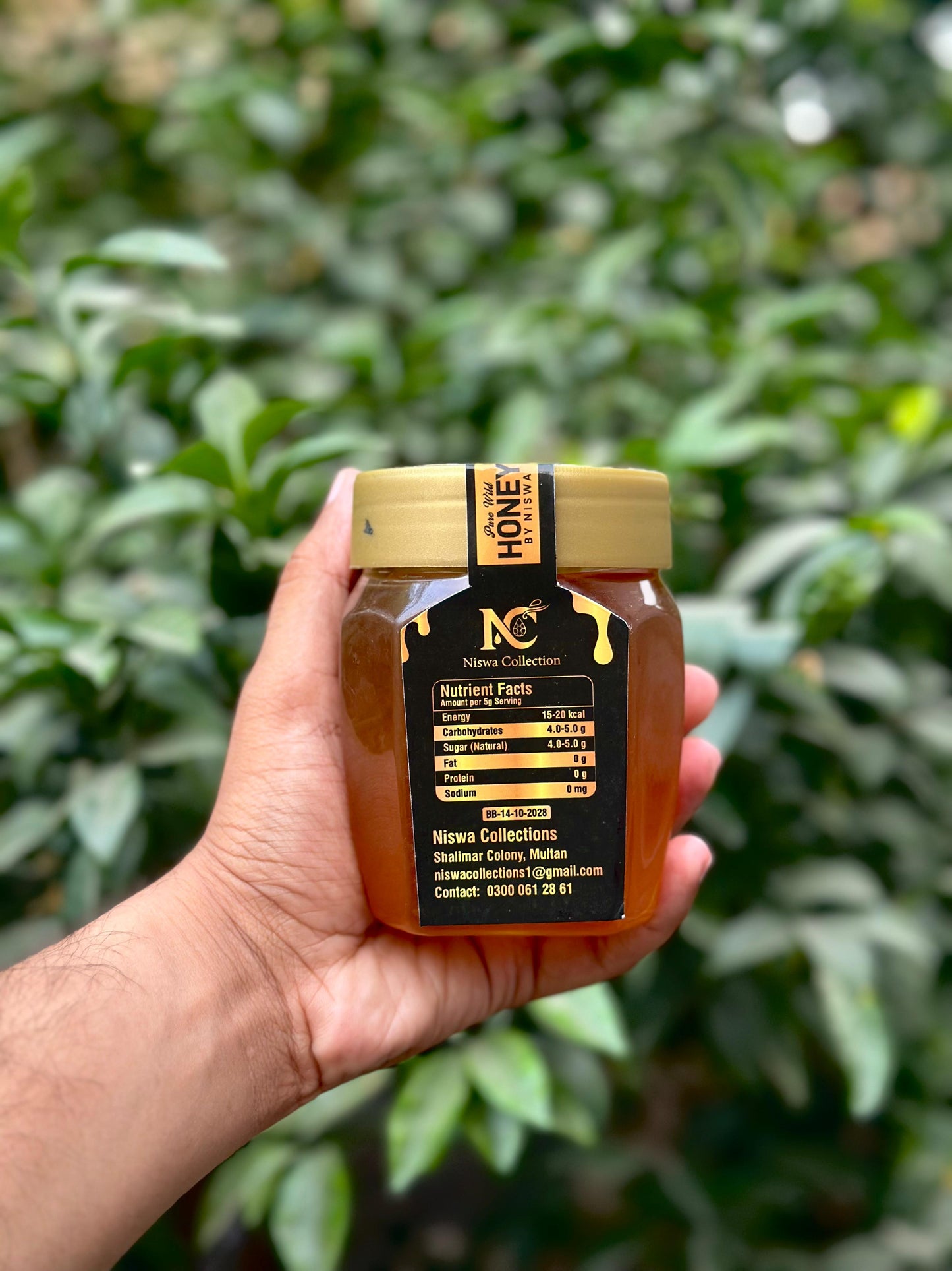 Pure Wild Honey By Niswa, 100% Verified and Tested 500g