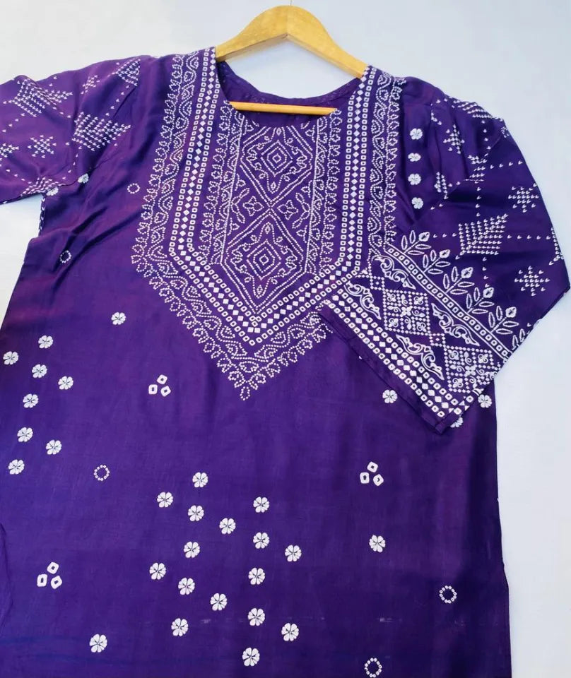 Stylish Collection stiTched New Chunri 2pc Dress for Women - Dress For Girls - Dress For Women - Stitched Suit for Girls - Stitched Suit For Women